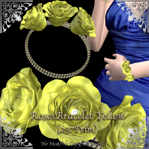 *Miroku*RosesBracelet Yellow_p