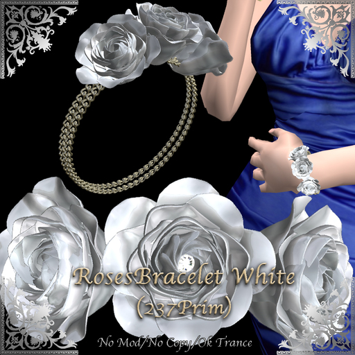 *Miroku*RosesBracelet White_p