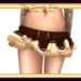 The Seventh Exile: Cake Cake Cake! Skirt - Dark Chocolate