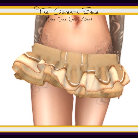 The Seventh Exile: Cake Cake Cake! Skirt - Peanut Butter
