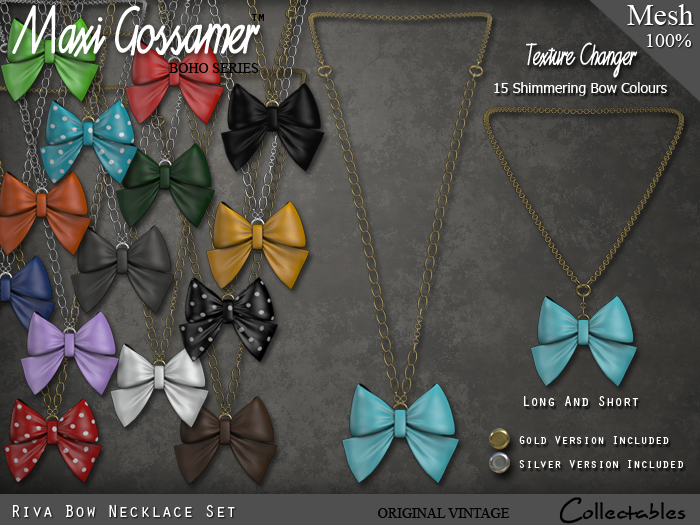 Necklace - Riva Bow
