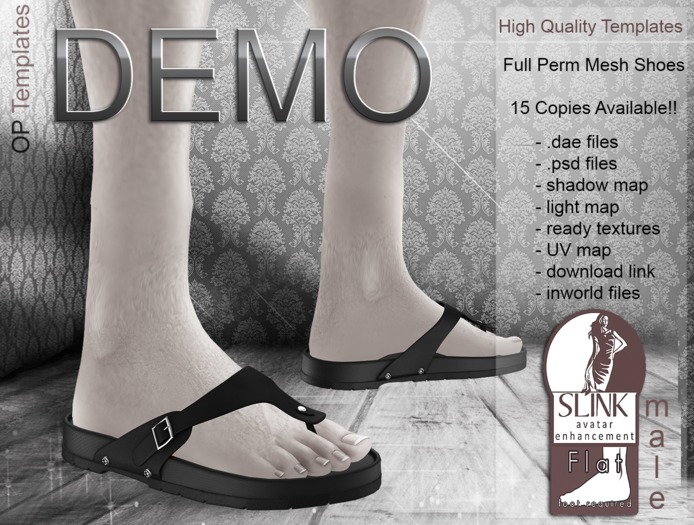 DEMO Frank Slink Male Flip Flop v2 - Semi Exclusive - Full Perm *OP TEMPLATES* 010