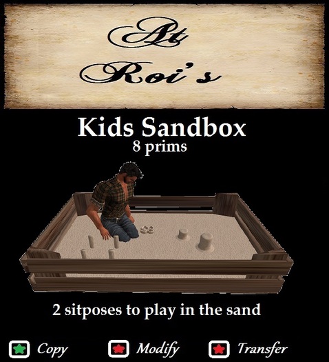 Roi's Kids Sandbox Bag