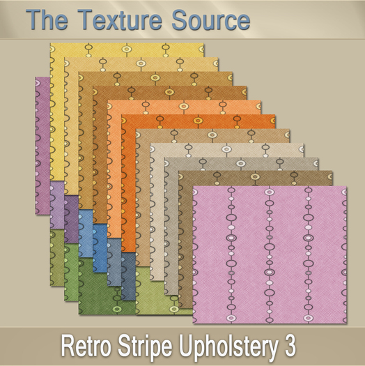 ~TTS~ Retro Stripe Upholstery 3