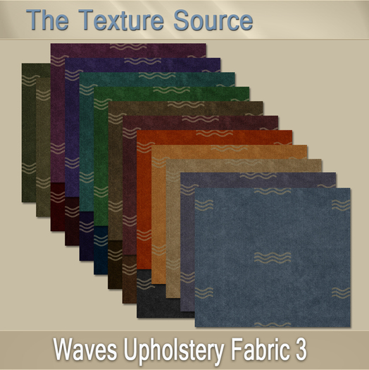 ~TTS~ Waves Upholstery Fabric 3