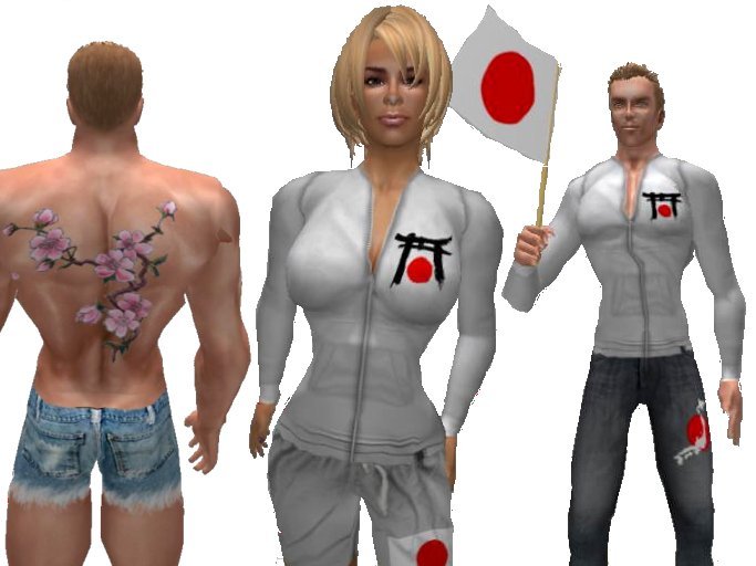 Japan -- Flag and Clothes