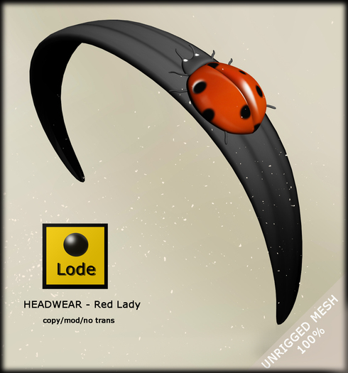 *LODE* Headwear - RedLady