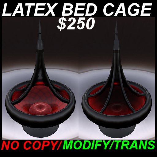 Latex bed cage