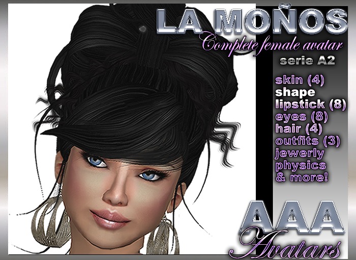 Complete female acatar LA MONOS