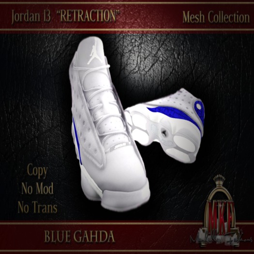 ::MKF:: 13's "RETRACTION"BlueGahda Wht (Bagged)