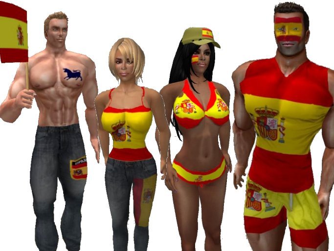 Spain -- Flag and Clothes