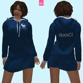 FRANCE - hooded female dress (MESH)