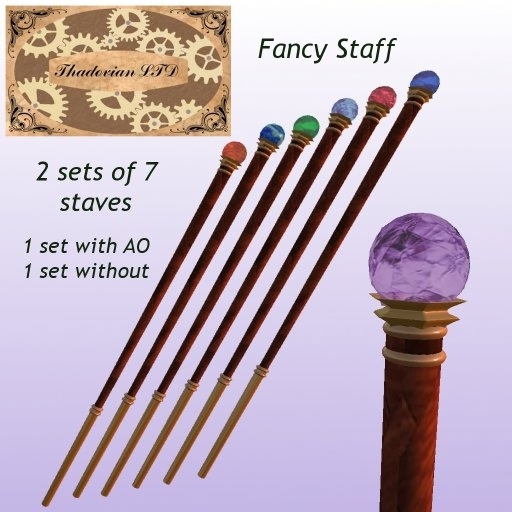 Thadovian LTD Fancy Staves - Full Set box