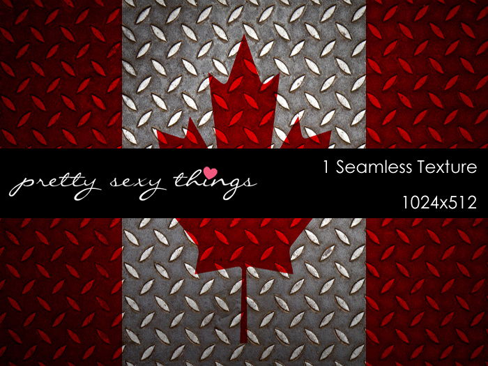 Canada Metal Grid Flag Full Perm