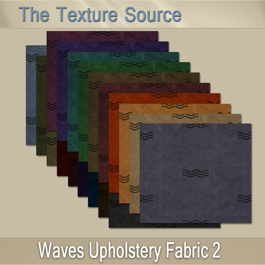 ~TTS~ Waves Upholstery Fabric 2