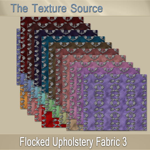 ~TTS~ Flocked Upholstery Fabric 3