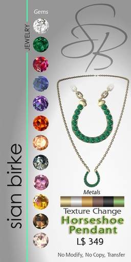 **DEEP DISCOUNT**  SBJ Horseshoe Pendant