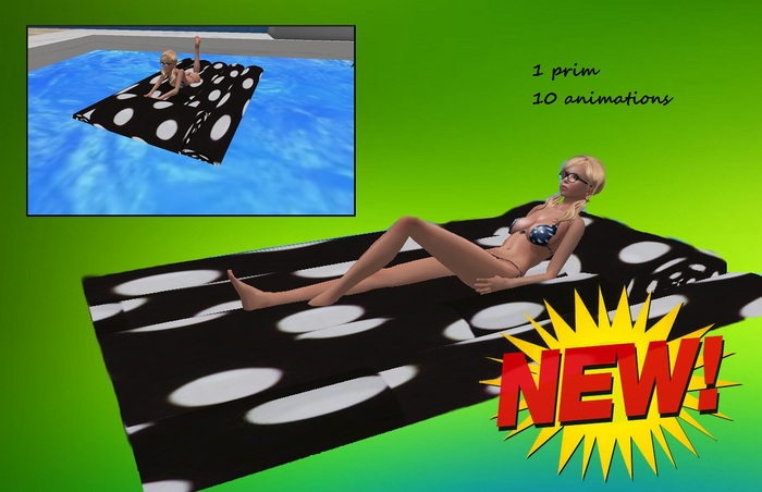 ^^Pool mattress  (Dots) - 1 prim - 10 animations^^