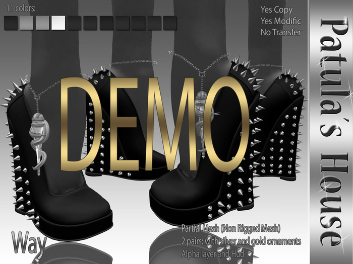*Patulas House Way Heels (11 colors) DEMO