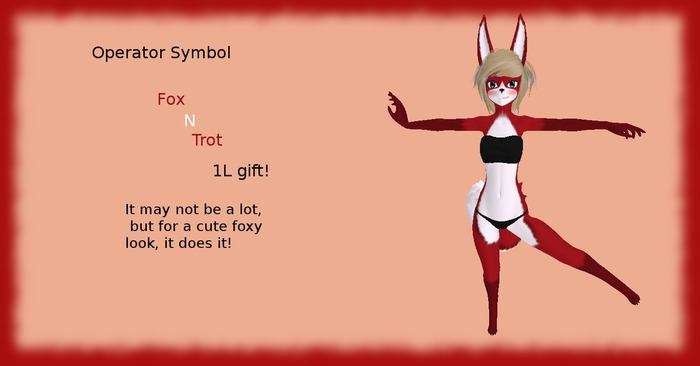 OS:  Fox-n-Trot Fox Mod! (1L gift!)