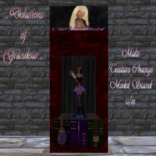 MULTI TEXTURE CHANGE MODEL STAND  (Boxed)
