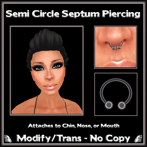 *ICED* Semi Circle Septum Piercing