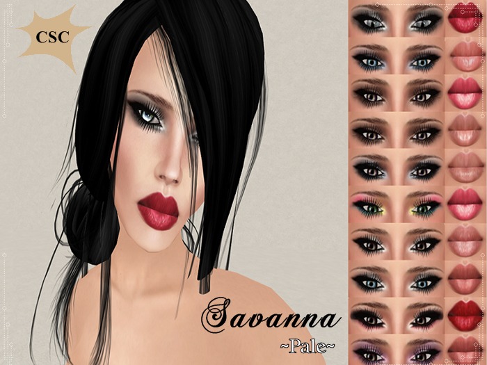 [D4u]Savanna Skin-Pale/Shape/10 Make up/Big Pack