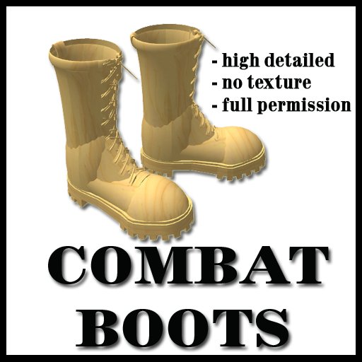 Combat Boots full perm.