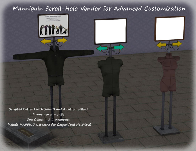 Manniquin holo scroll Vendor mesh