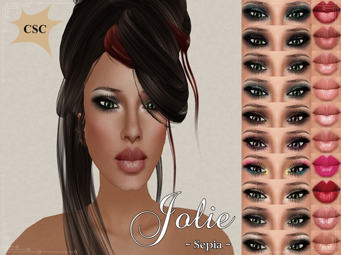 [D4u]Jolie Skin-Sepia/Shape/10 Make up/Big Pack