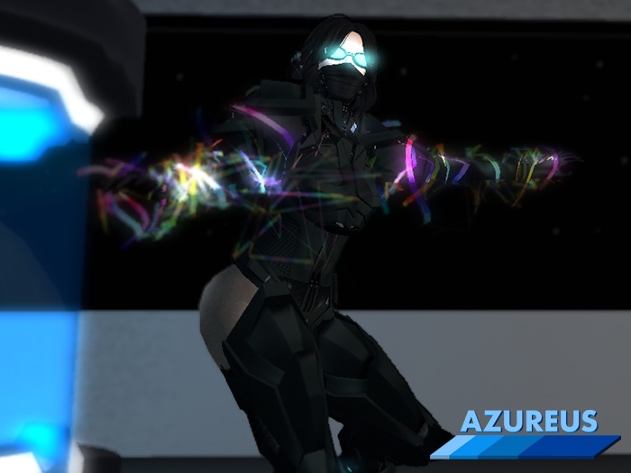 {Azureus} Lightning Effect Arms  Fatpack: White (tintabled) & Rainbow (MOD / Copy)