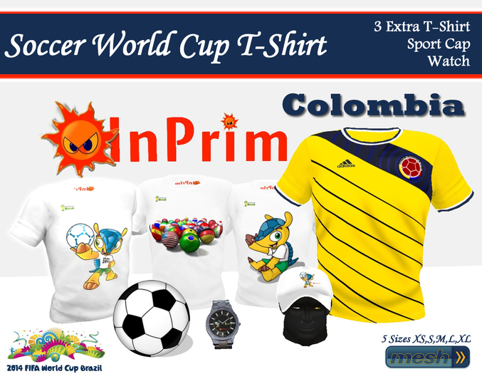 .:InPrim:. Camiseta Colombia T-shirt