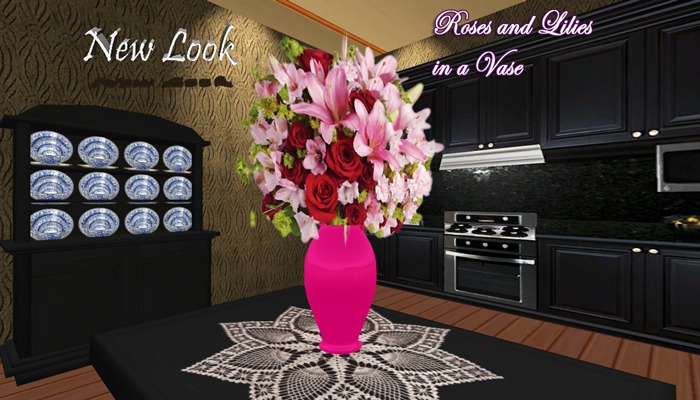 Roses in a Vase 1 Prim 50%