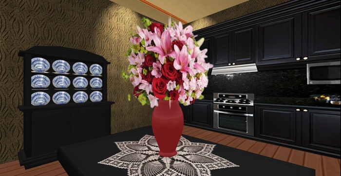 Roses in a Vase 1 Prim 50%