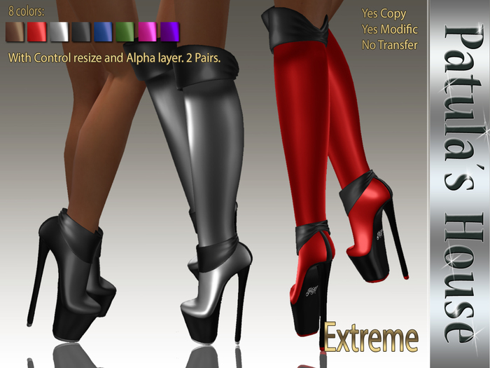 *Patulas House Extreme Boots (8 colors)