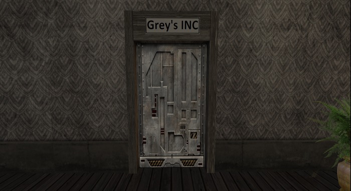 Sci Fi Door grey