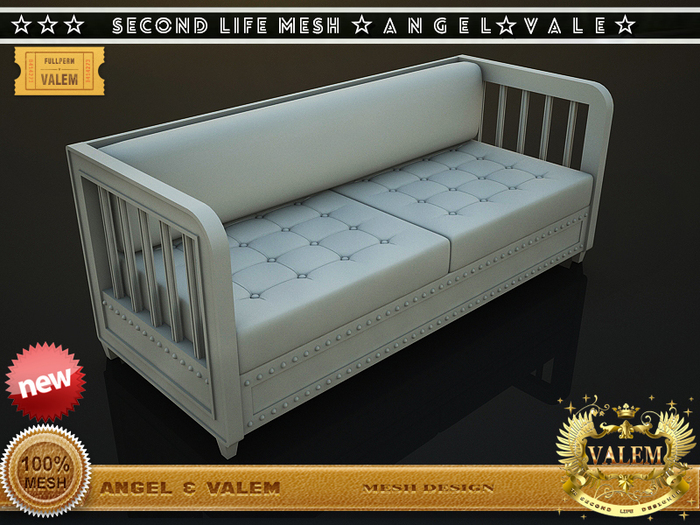 .::VALEM::.  Full Perm Mesh Great Fastener Quilted Seat