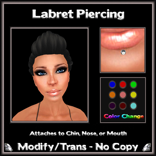 *ICED* Labret Piercing 