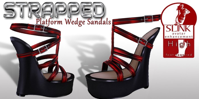 UAD Mesh Platform Wedge Sandals FatPack (Bagged)