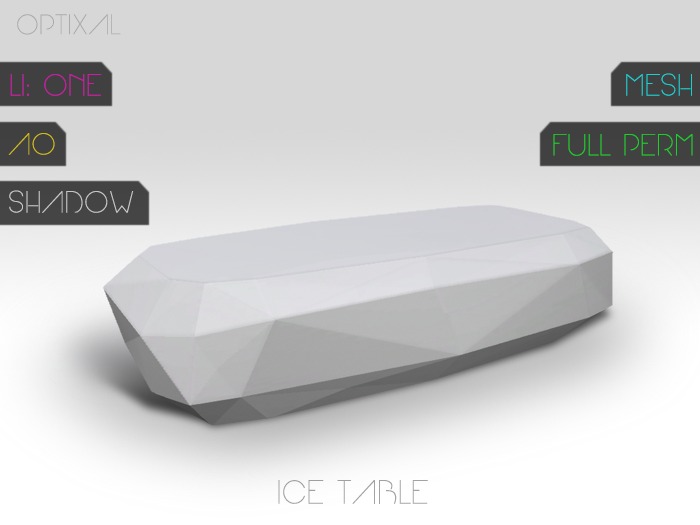Modern Ice Table Mesh (Full Permission)