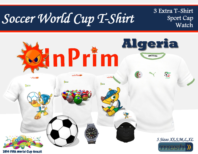 .:InPrim:. Camiseta de Argelia