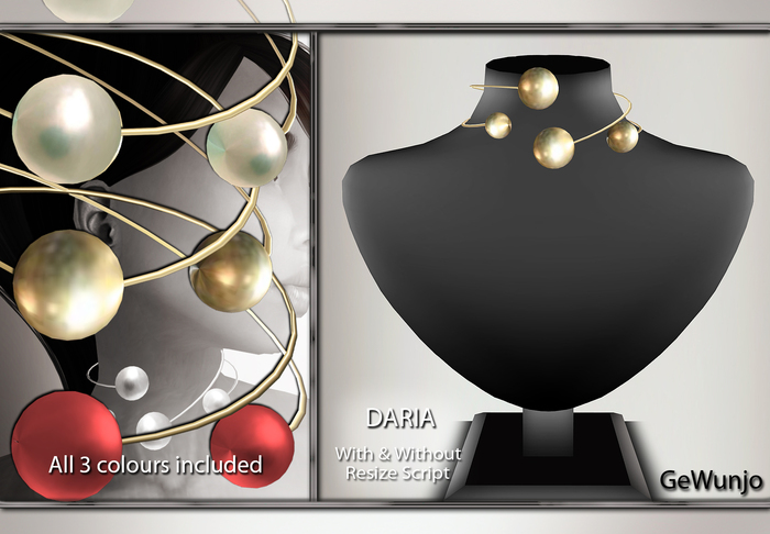 GeWunjo : DARIA gold necklace