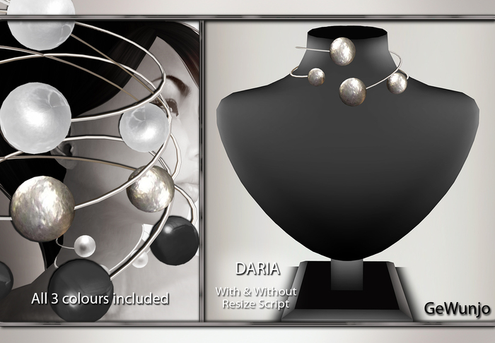 GeWunjo : DARIA silver necklace