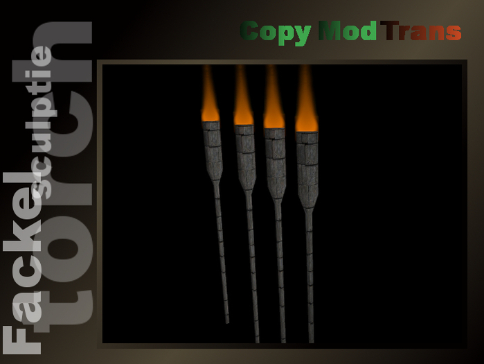 Sculpted torch 2 prims