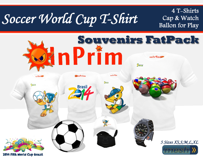 .:InPrim:. Paquete Completo T-Shirts Mundialistas