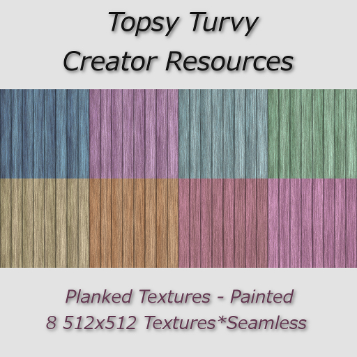Topsy Turvy Planked -Painted - Seamless