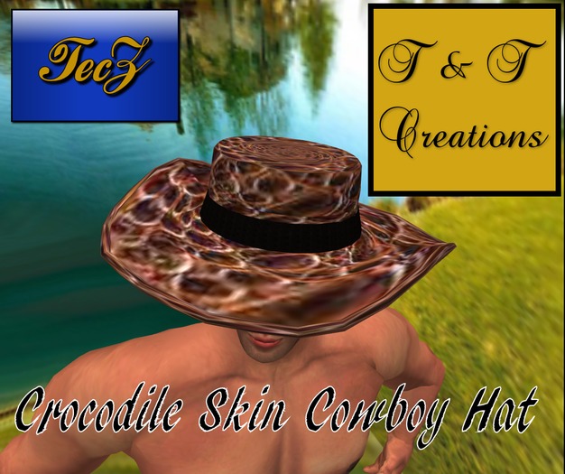 crocodile cowboy hat