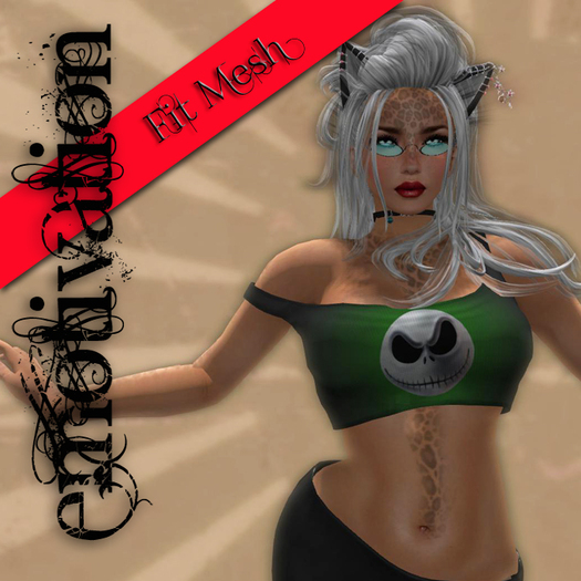 [-e-] emotivation White Skull T-Shirt