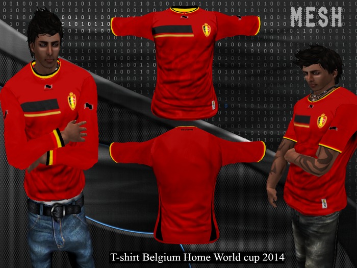 T-shirts BELGIUM HOME WORLD CUP 2014