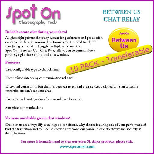 Spot On - Between Us - Chat Relay V1.1 - 10 pack - (Boxed)